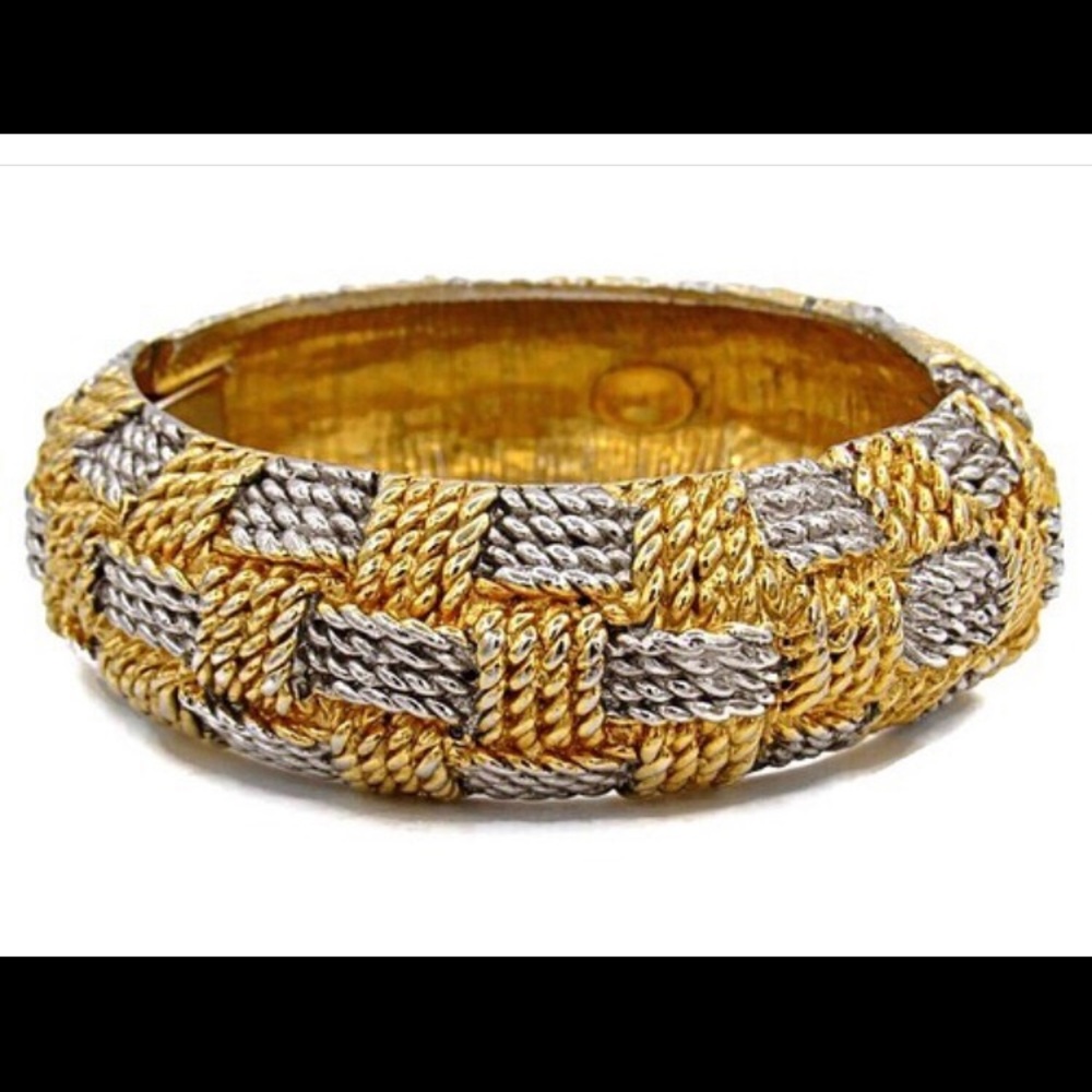 No for Sale .... Vintage KJL Clamper Bracelet